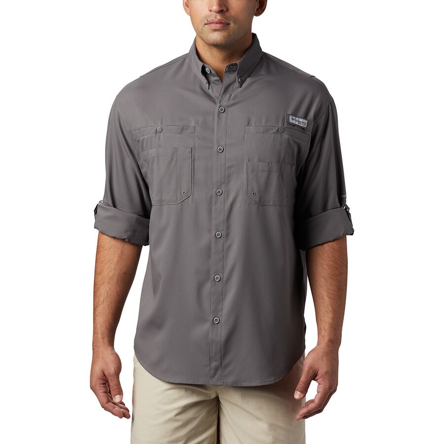 Columbia Tamiami II Long-Sleeve Shirt - Men's City Grey