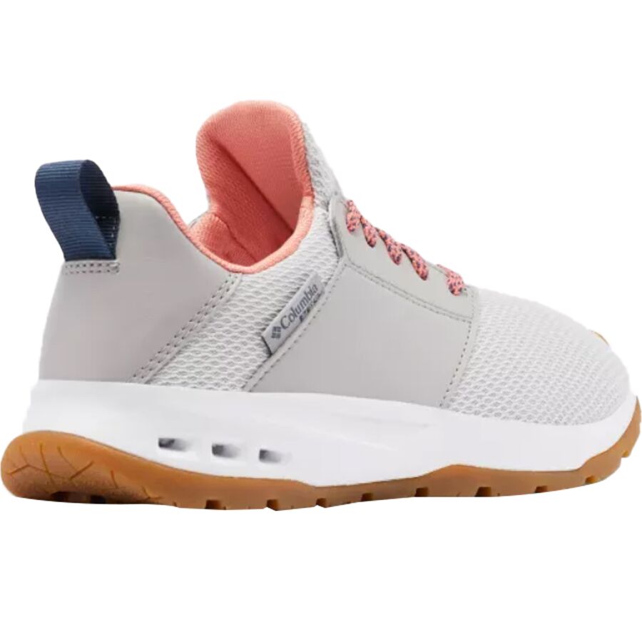 Columbia Tamiami PFG Shoe - Women's Grey Ice/Lychee