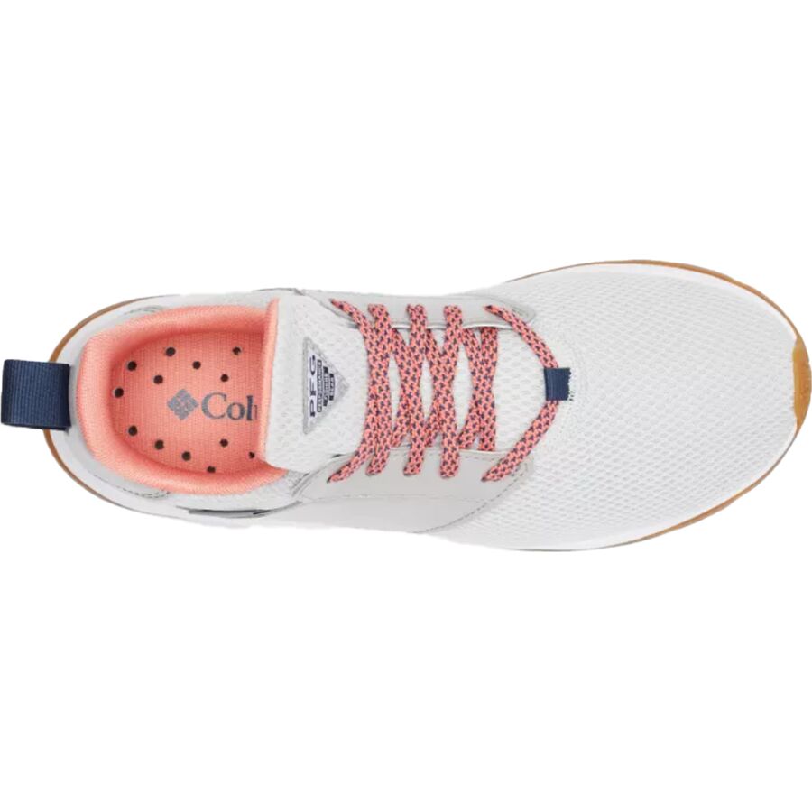 Columbia Tamiami PFG Shoe - Women's Grey Ice/Lychee