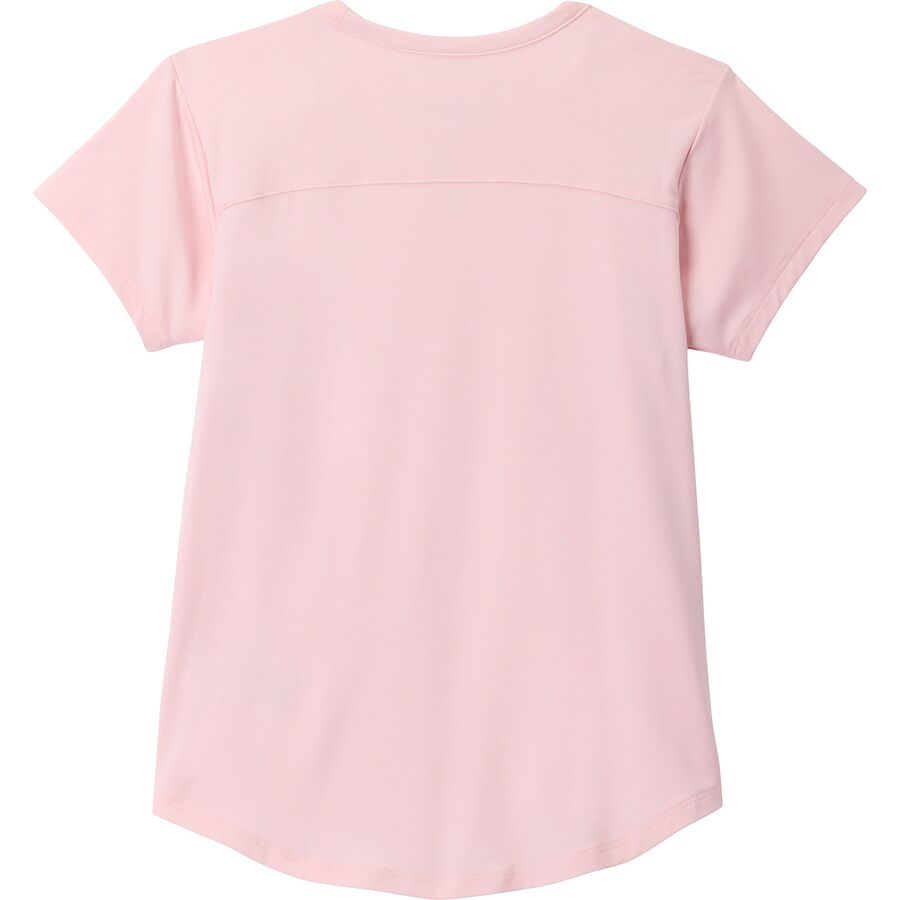 Columbia Tech Trail Short-Sleeve T-Shirt - Girls' Satin Pink Heather