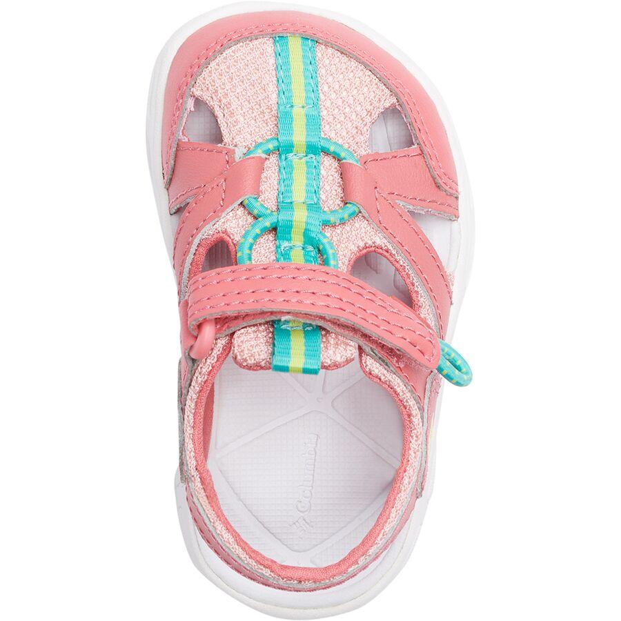 Columbia Techsun Wave Water Shoe - Toddler Girls' Wild Salmon/Voltage