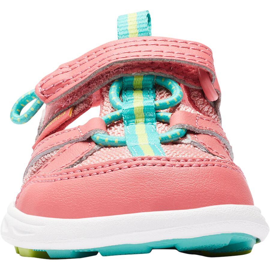 Columbia Techsun Wave Water Shoe - Toddler Girls' Wild Salmon/Voltage