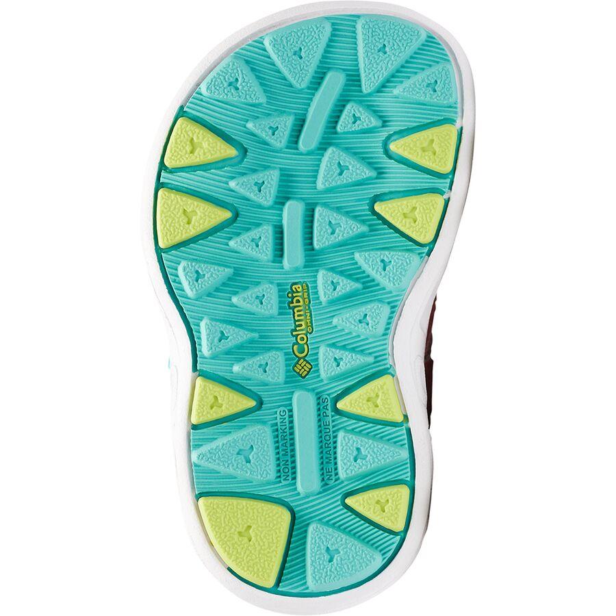 Columbia Techsun Wave Water Shoe - Toddler Girls' Wild Salmon/Voltage