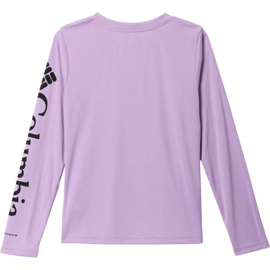 Columbia Tidal Long-Sleeve T-Shirt - Girls' Hydrangea/Black Logo