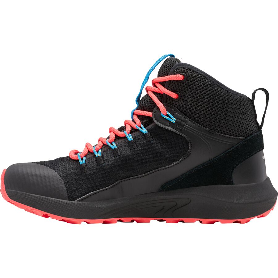 Columbia Trailstorm Mid Waterproof Wide Hiking Boot - Women's Black/White