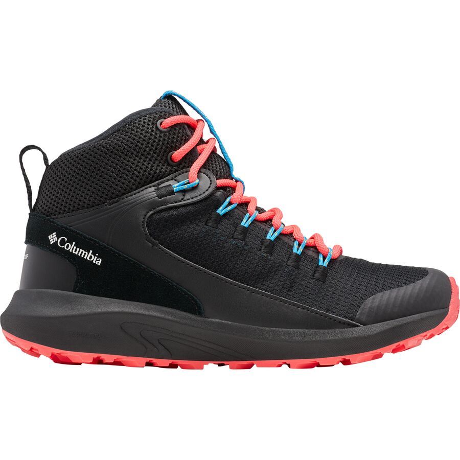 Columbia Trailstorm Mid Waterproof Wide Hiking Boot - Women's Black/White