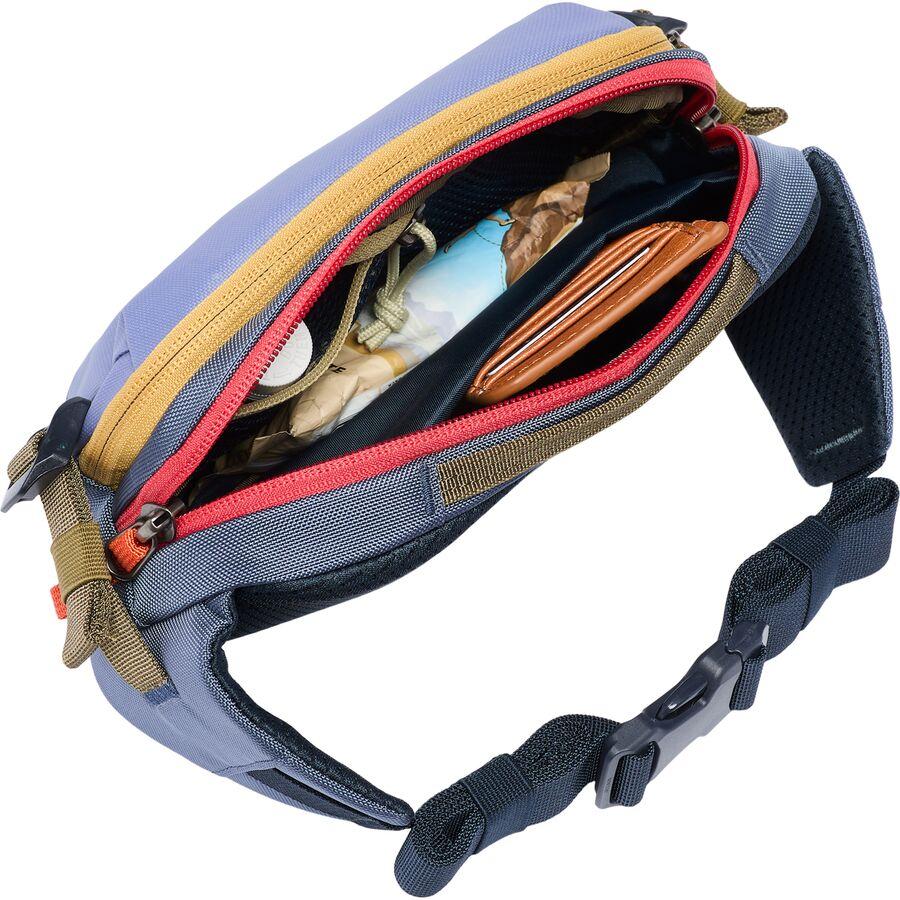 Cotopaxi Allpa X 1.5L Hip Pack Blue Smoke And Dusk