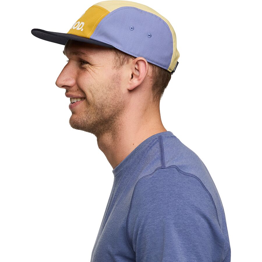 Cotopaxi Do Good 5-Panel Hat Amber And Carbon