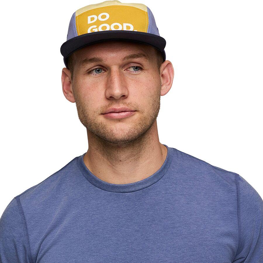 Cotopaxi Do Good 5-Panel Hat Amber And Carbon