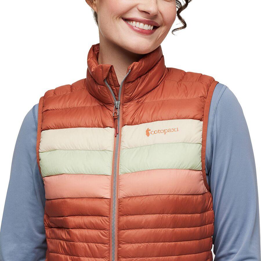 Cotopaxi Fuego Down Vest - Women's Faded Brick Stripes