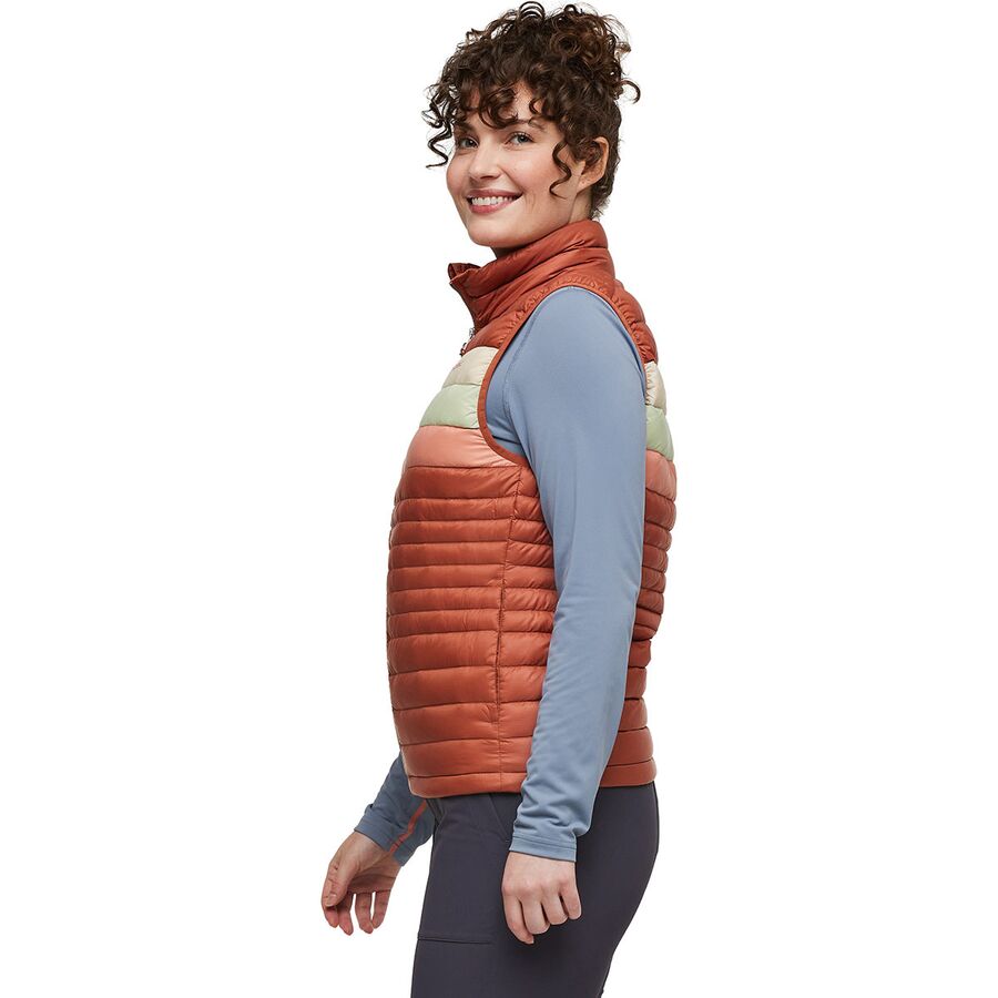 Cotopaxi Fuego Down Vest - Women's Faded Brick Stripes