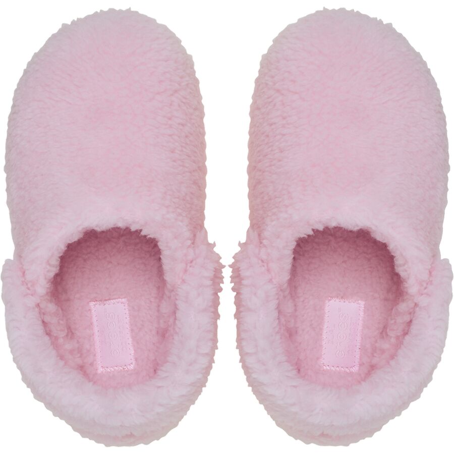 Crocs Classic Cozzzy Slipper - Kids' Pink Milk