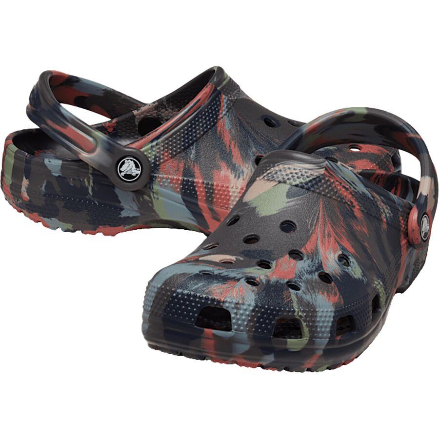 Crocs Classic Marbled Clog Black Sand/Multi
