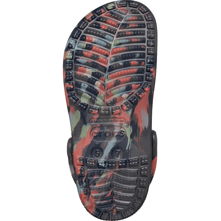 Crocs Classic Marbled Clog Black Sand/Multi
