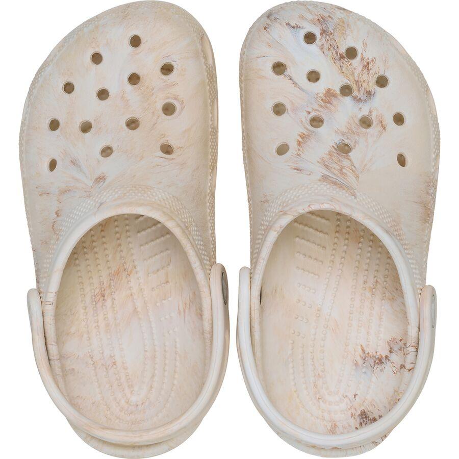Crocs Classic Marbled Clog - Kids' Bone/Swirl