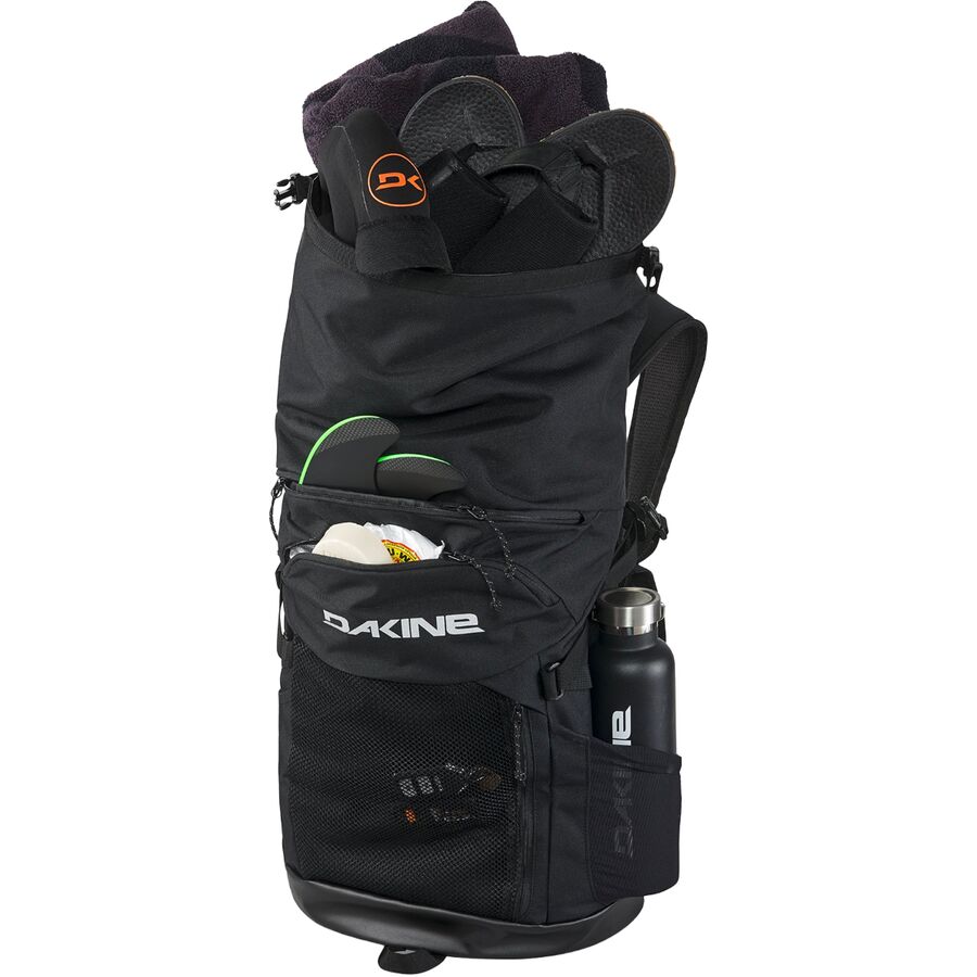 DAKINE Mission Surf Wet/Dry Rolltop 30L Backpack Black