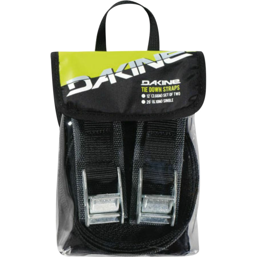 DAKINE Tie Down Straps 12ft - 2-Pack Black