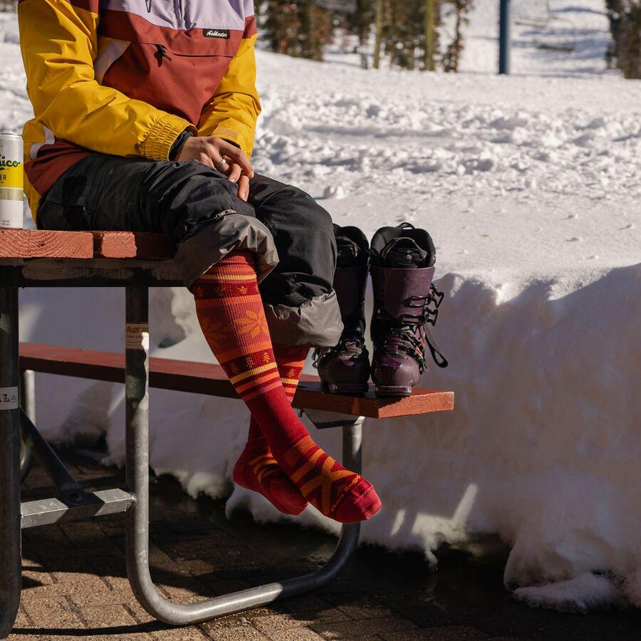 Darn Tough Alpine OTC Lightweight Sock - Women's Burgundy