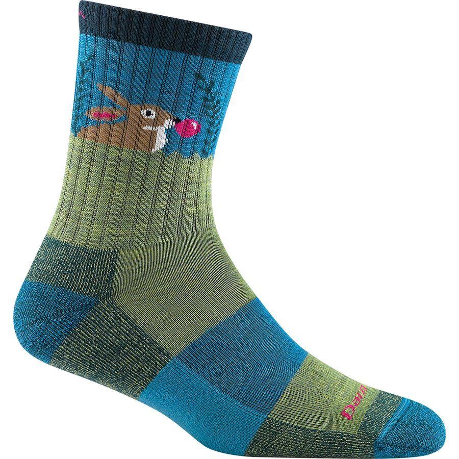 Darn Tough Bubble Bunny Jr. Micro Crew Lightweight Cushion Sock - Kids' Willow