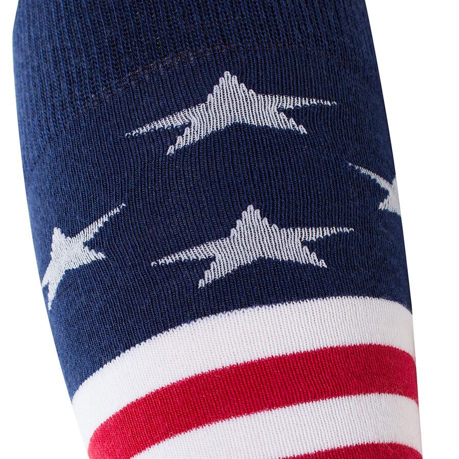 Darn Tough Captain Stripe OTC Cushion Sock - Men's Stars And Stripes