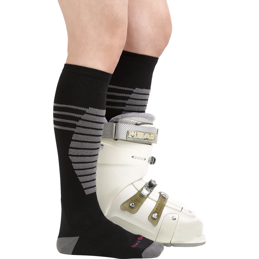 Darn Tough Edge Thermolite OTC Midweight Padded Shin Sock - Women's Black