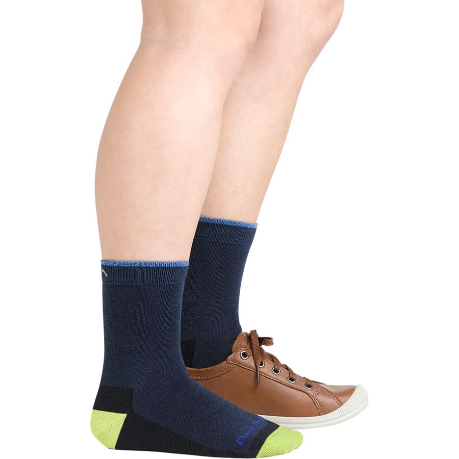 Darn Tough Field Trip Micro Crew Lightweight Sock - Kids' Eclipse