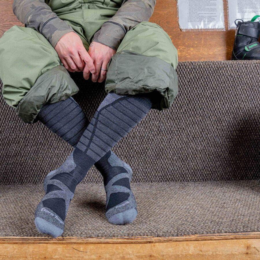 Darn Tough Function X OTC Midweight Cushion Padded Shin Sock - Men's Black