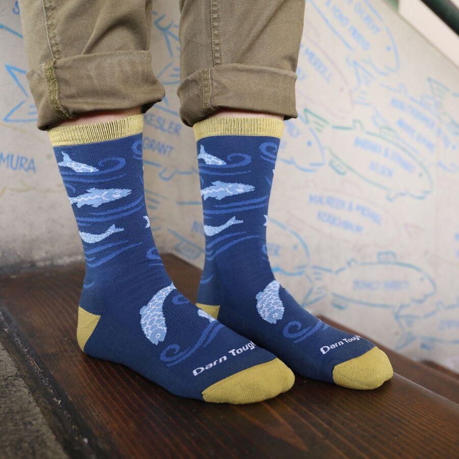 Darn Tough Homer Crew Lightweight Cushion Sock - Women's Deep Water