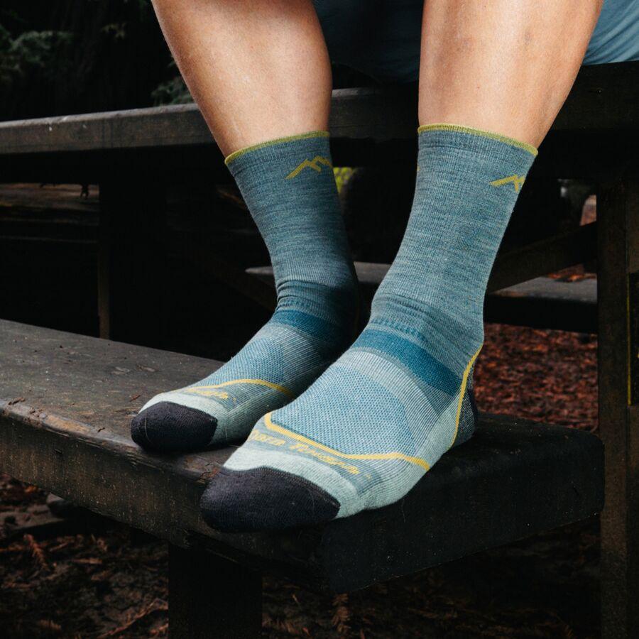 Darn Tough Light Hiker Micro Crew Light Cushion Sock - Men's Denim