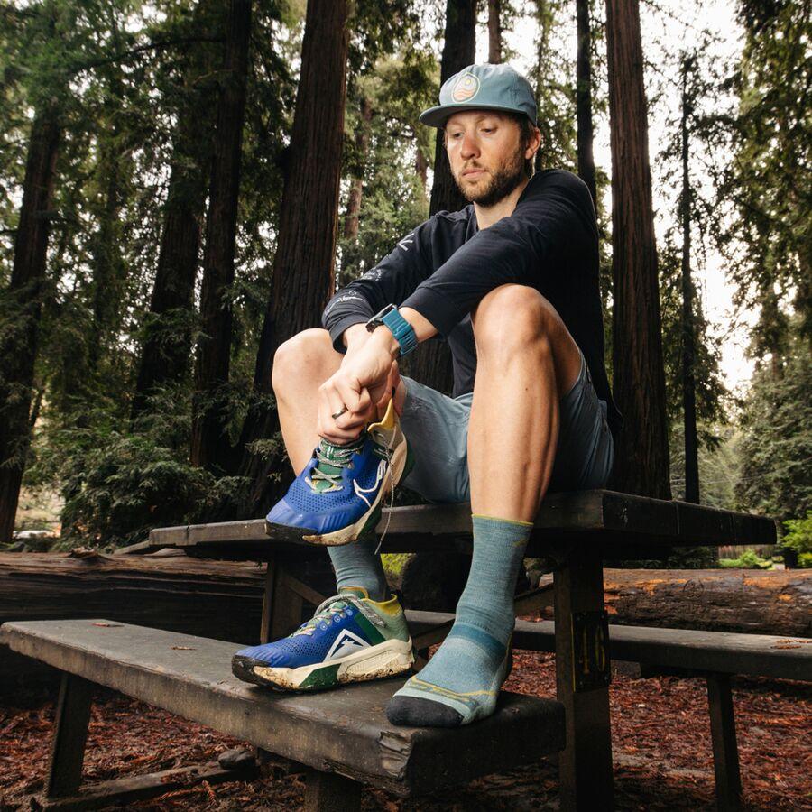 Darn Tough Light Hiker Micro Crew Light Cushion Sock - Men's Denim