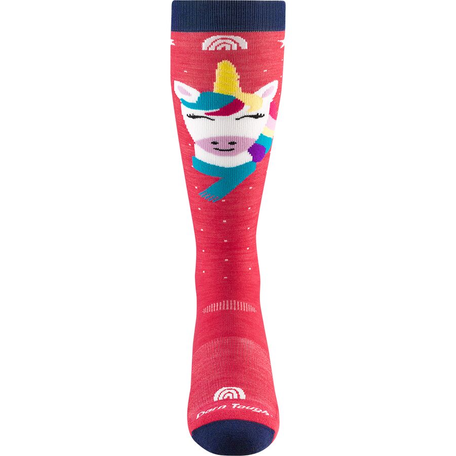 Darn Tough Magic Mountain OTC Midweight Cushion Sock - Kids' Raspberry
