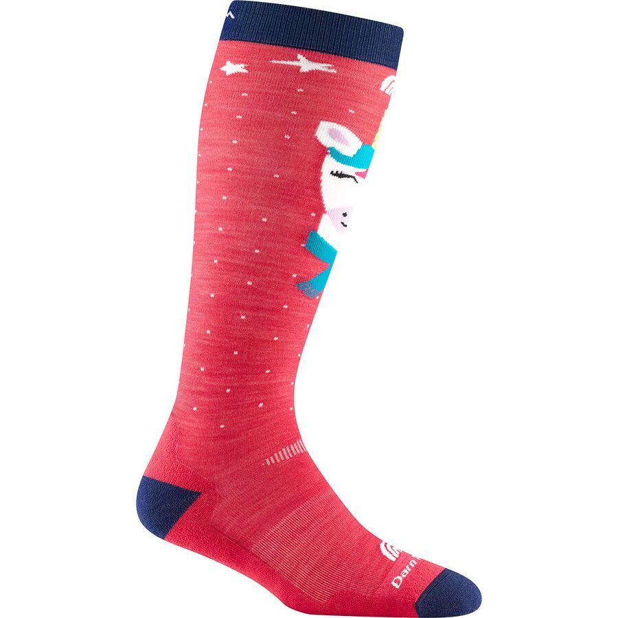 Darn Tough Magic Mountain OTC Midweight Cushion Sock - Kids' Raspberry
