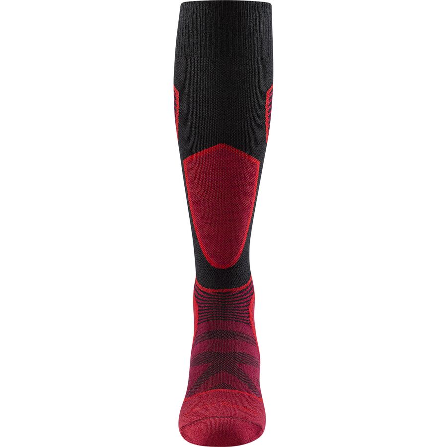 Darn Tough Outer Limits OTC Lightweight Cushion Padded Shin Sock Burgundy