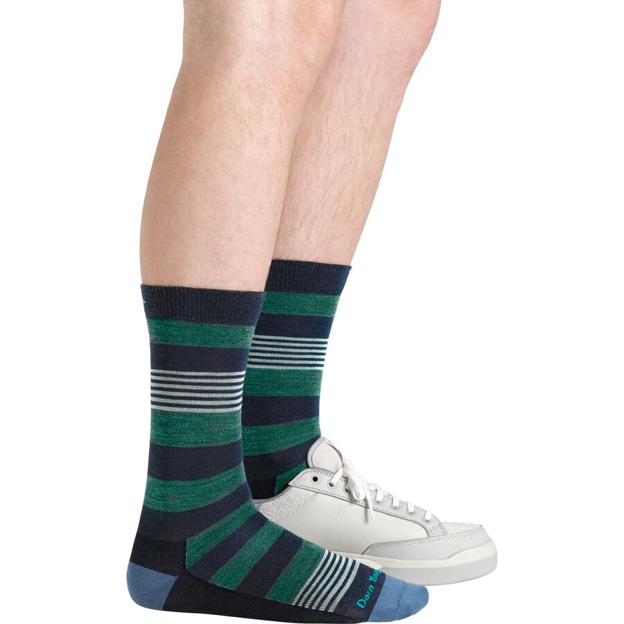 Darn Tough Oxford Crew Lightweight Sock - Men's Eclipse