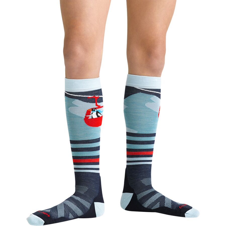 Darn Tough Skipper OTC Midweight Cushion Sock - Kids' Glacier