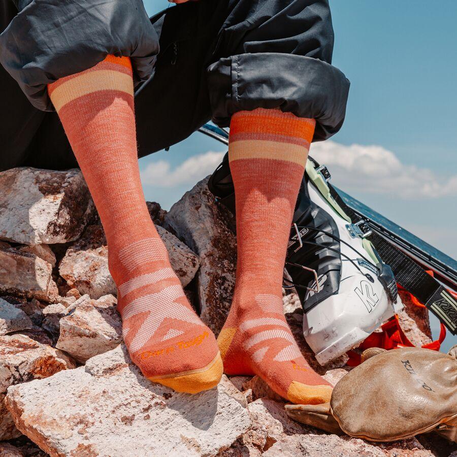 Darn Tough Snowburst OTC Midweight Cushion Sock - Women's Canyon