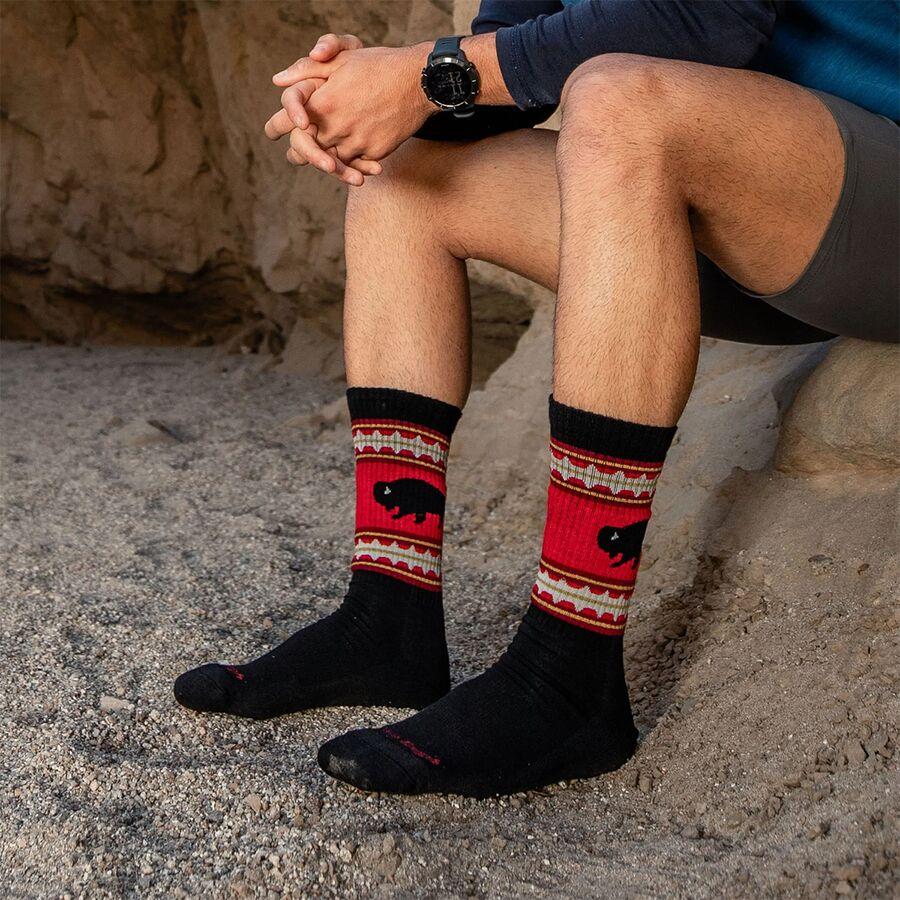 Darn Tough VanGrizzle Boot Midweight + Cushion Sock - Men's Black