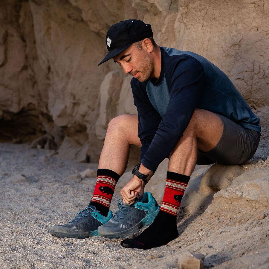 Darn Tough VanGrizzle Boot Midweight + Cushion Sock - Men's Black
