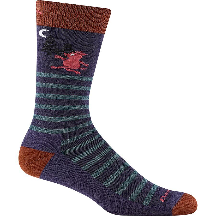 Darn Tough Wild Life Crew Lightweight + Cushion Sock - Men's Blackberry