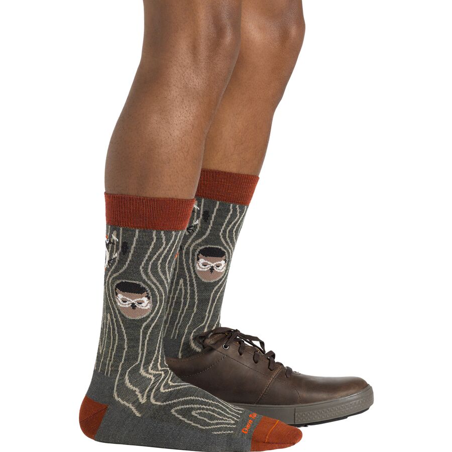 Darn Tough Woody Crew Lightweight Sock - Men's Forest