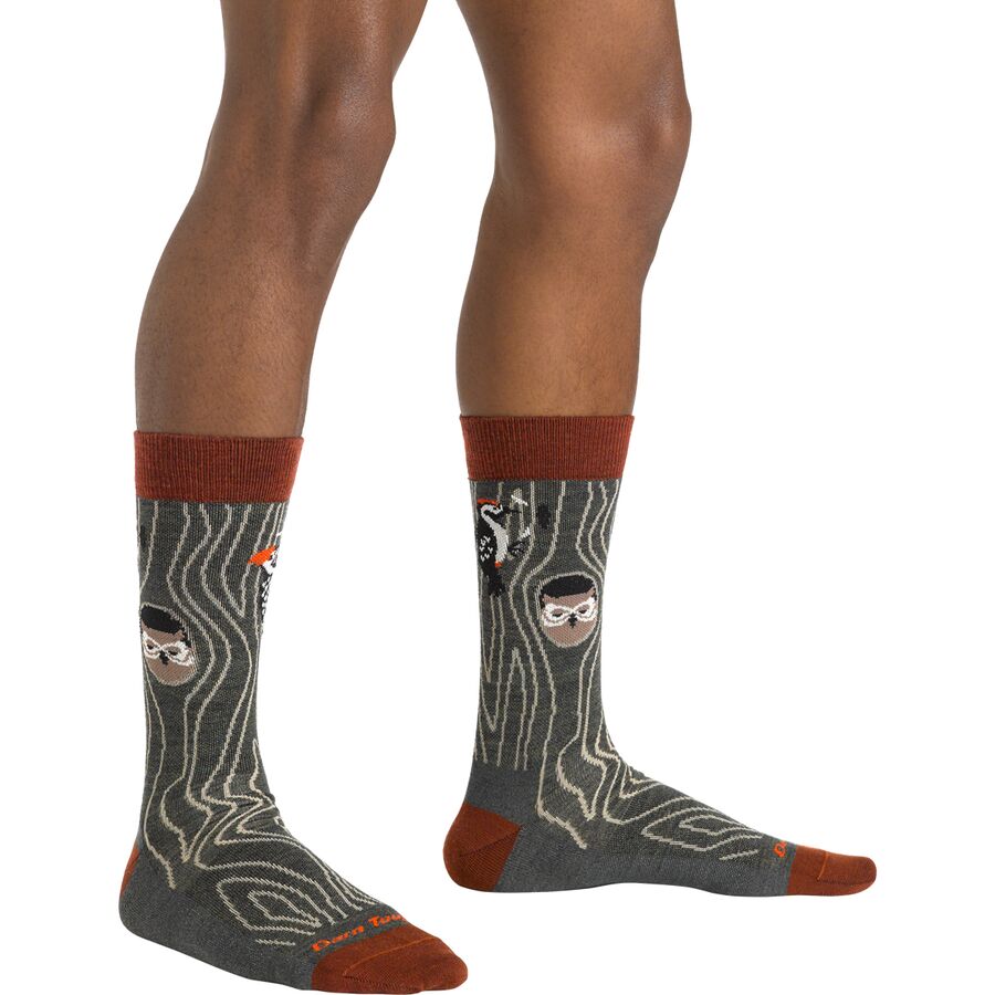 Darn Tough Woody Crew Lightweight Sock - Men's Forest