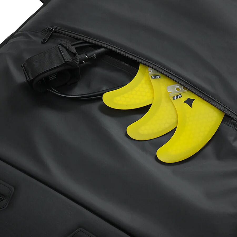 Db Single Board Short Surf Bag Black Out