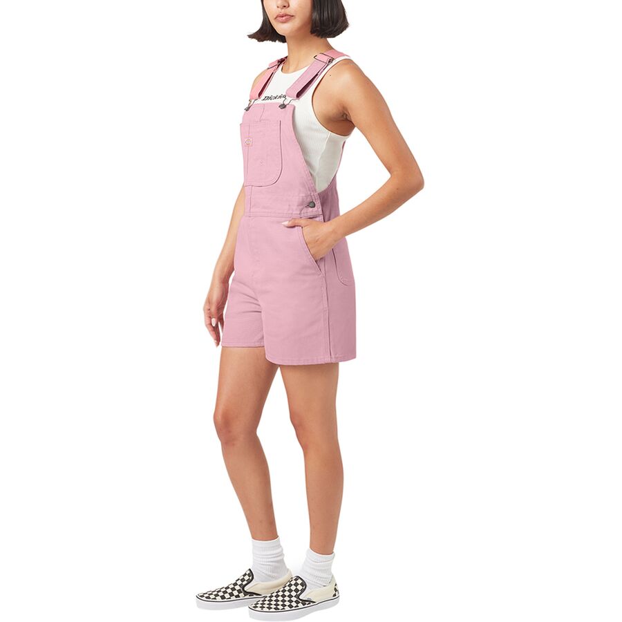 Dickies Duck Canvas Short Bib - Women's Lilas