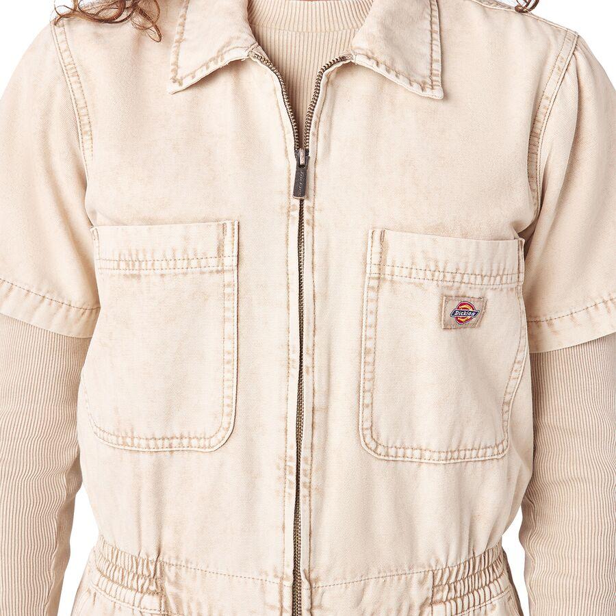 Dickies Newington Coverall - Women's Overdyed/Acid Wash Sandstone
