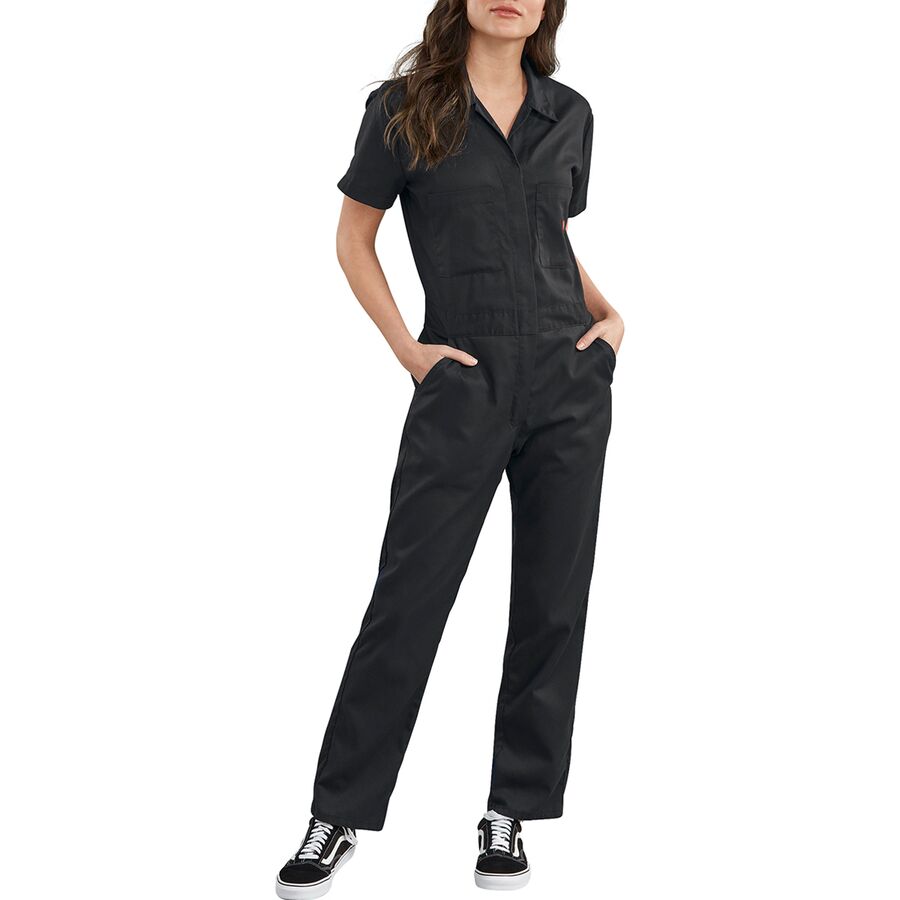 Dickies Temp IQ Short-Sleeve Flex Work Coverall - Women's Black