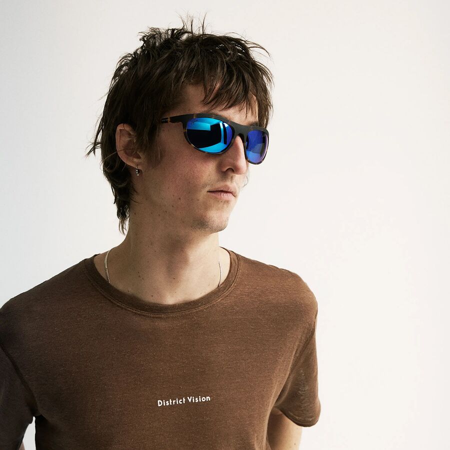 District Vision Takeyoshi Altitude Master Sunglasses Tortoise/Blue Mirror