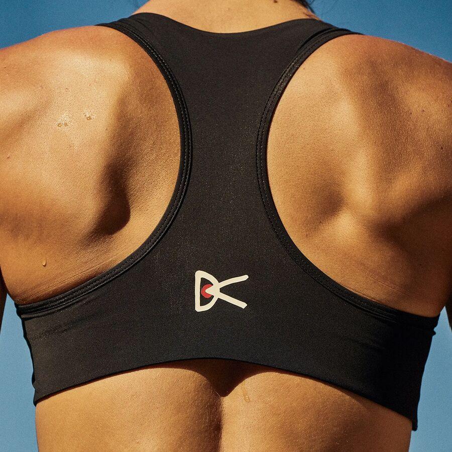 District Vision Twin Layer Medium Support Bra - Women's Black