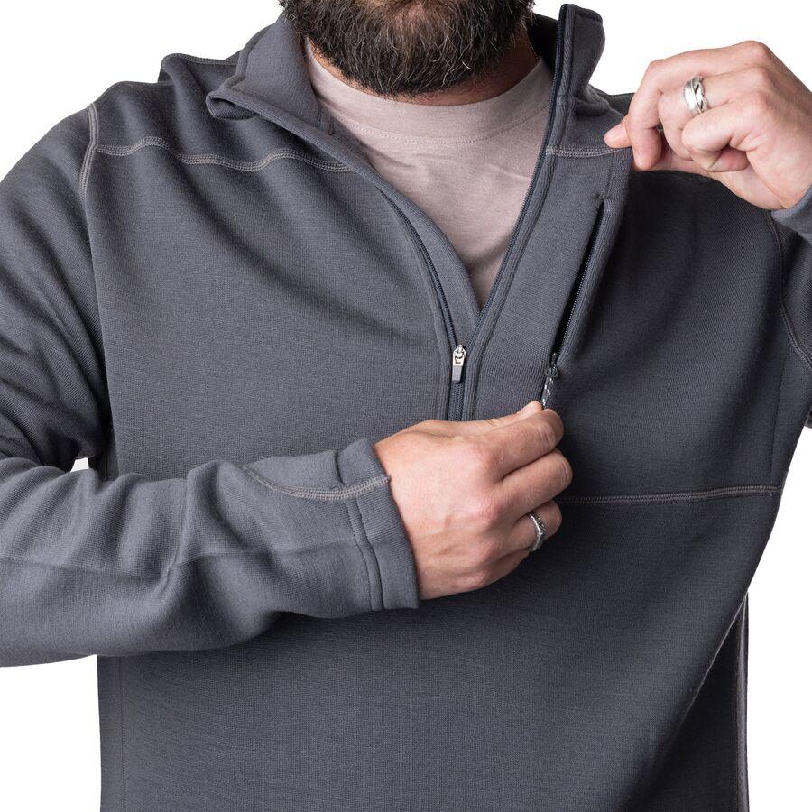 Duck Camp Barnburner 1/4-Zip Top - Men's Charcoal