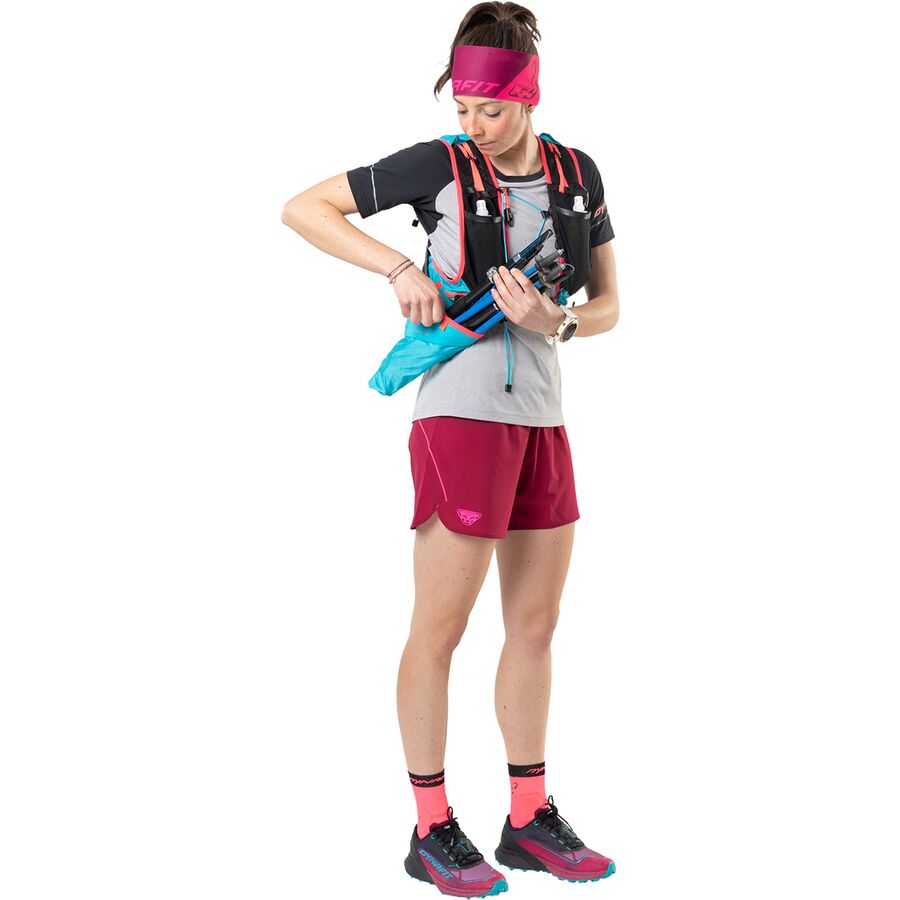 Dynafit Ultra 50 GTX Trail Running Shoe - Women's Black Out/Beet Red