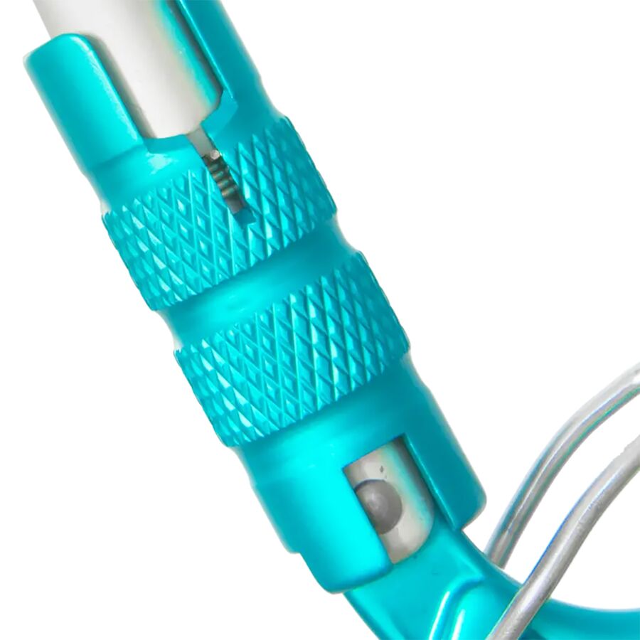 Edelrid HMS Bulletproof Triple FG Locking Carabiner Icemint